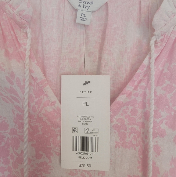 Crown & Ivy Pink Floral Dress - Picture 3 of 4